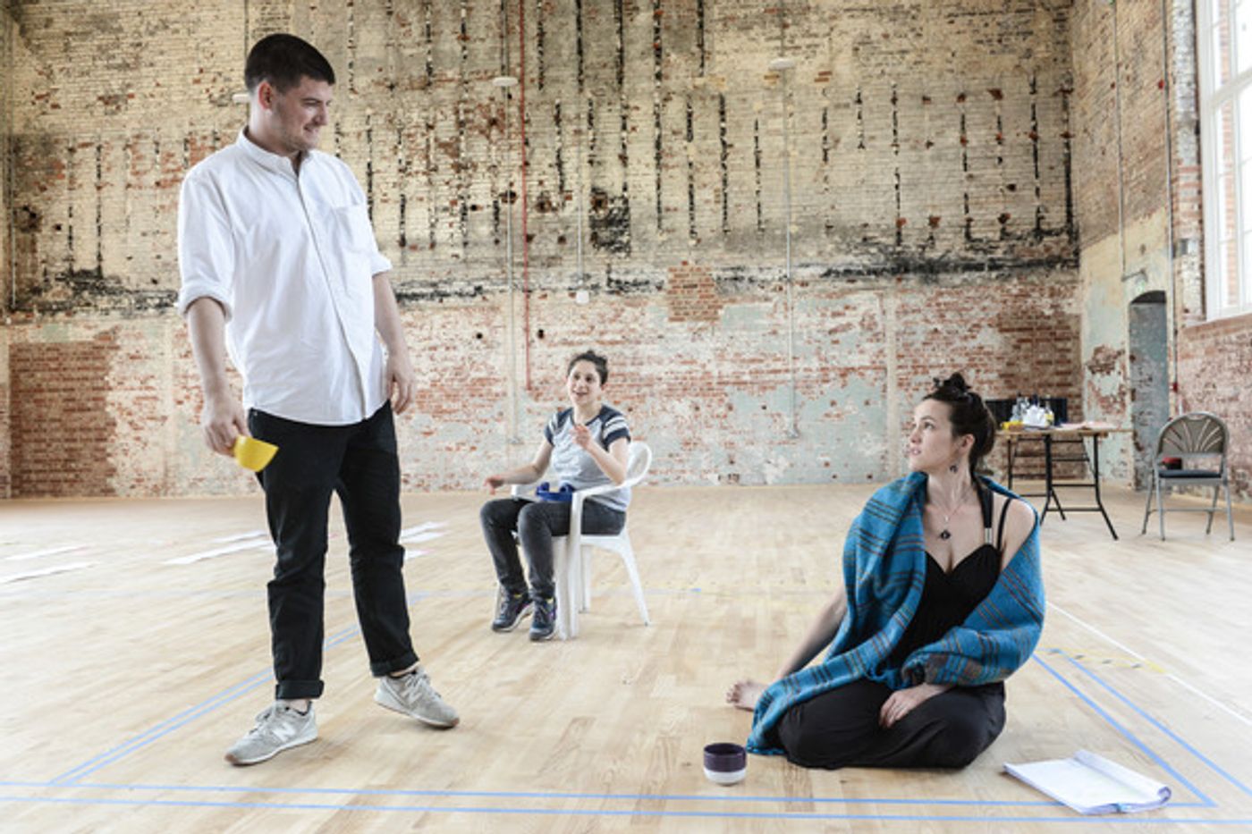 Photo Flash: In Rehearsal with EUROPE AFTER THE RAIN at Mercury Theatre Colchester  Image