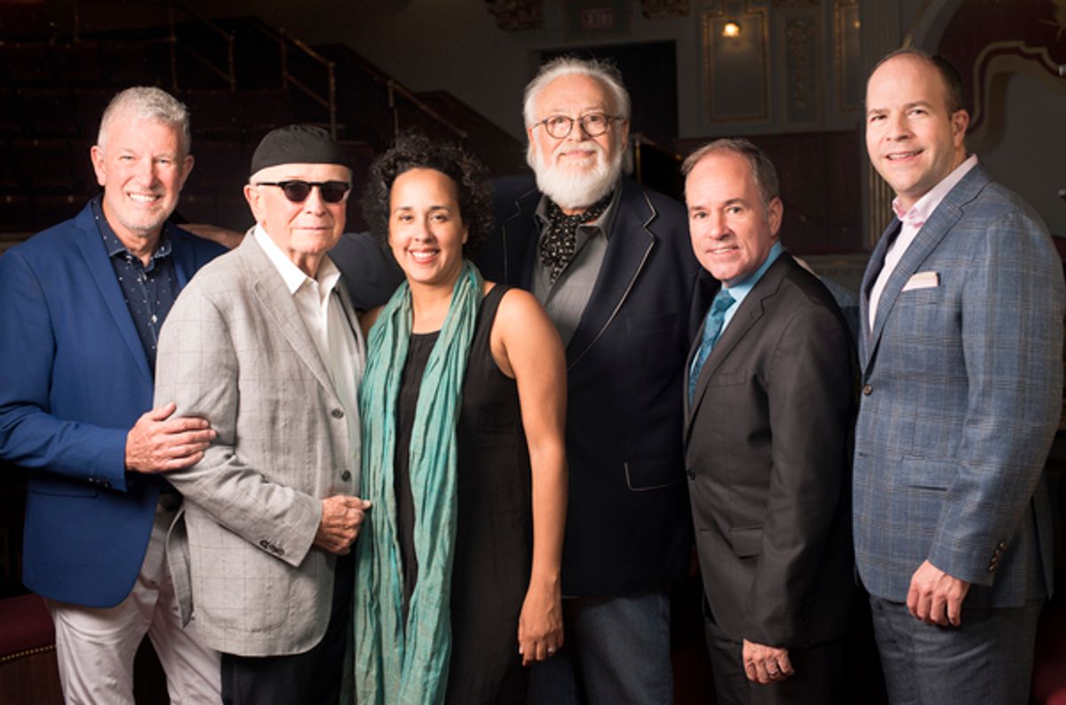Michael Donald Edwards (Asolo Rep Producing Artistic Director), Terrence McNally (RAGTIME Book), Kelli Foster Warder (Choreographer of Asolo Rep's production of RAGTIME), Frank Galati (Director of the Original Broadway Production of RAGTIME), Stephen Flah at 