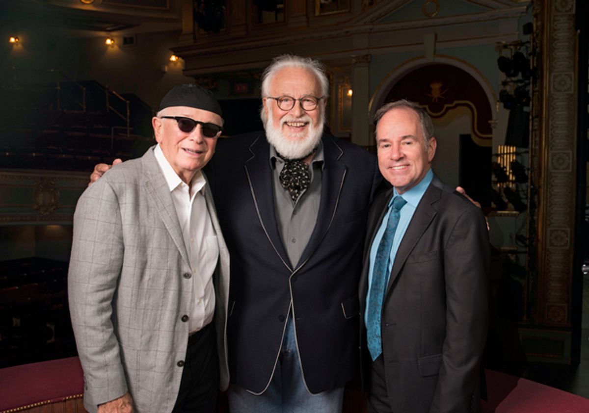Terrence McNally (RAGTIME Book), Frank Galati (Director of the Original Broadway Production of RAGTIME), and Stephen Flaherty (RAGTIME Music). Photo by John Revisky. at 