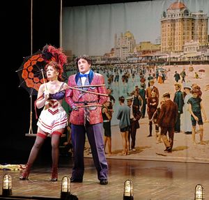 Billie Wildrick and Benjamin Dutcher in Asolo Rep's production of RAGTIME. Photo by C Photo