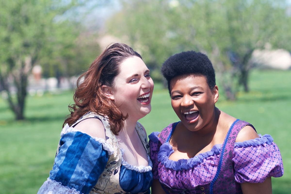  Amy Malcom and LaKecia Harris  at 