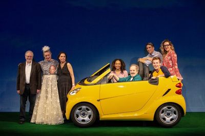 Christopher Durang, Emily Mann, and Cast Photo