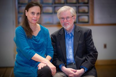 Emily Mann and Christopher Durang Photo