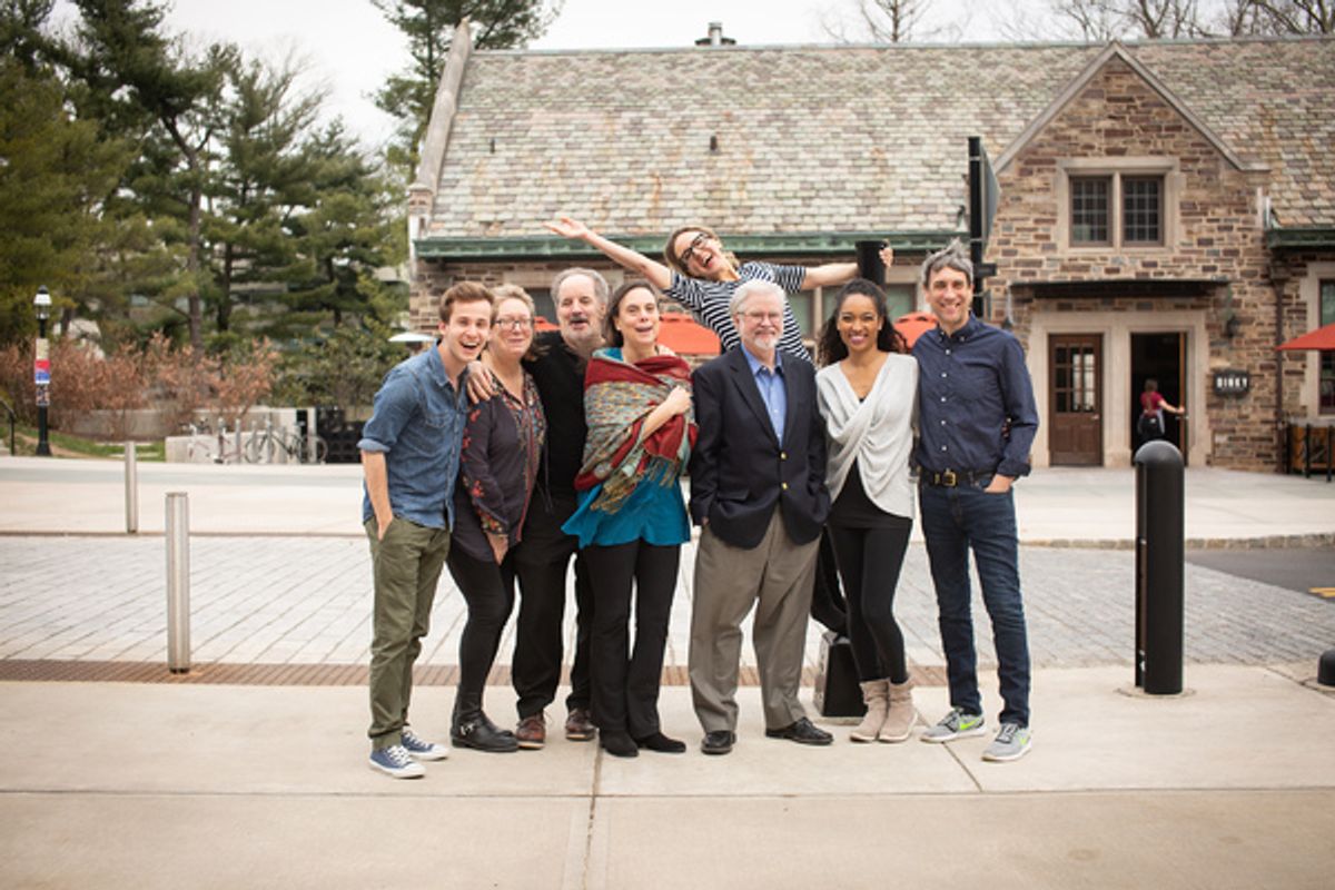 Emily Mann, Christopher Durang, and the Cast of Turning Off the Morning News at 