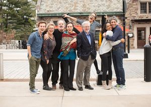 Emily Mann, Christopher Durang, and The Company of Turning Off the Morning News Photo