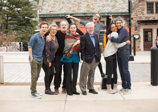 Emily Mann, Christopher Durang, and The Company of Turning Off the Morning News Photo