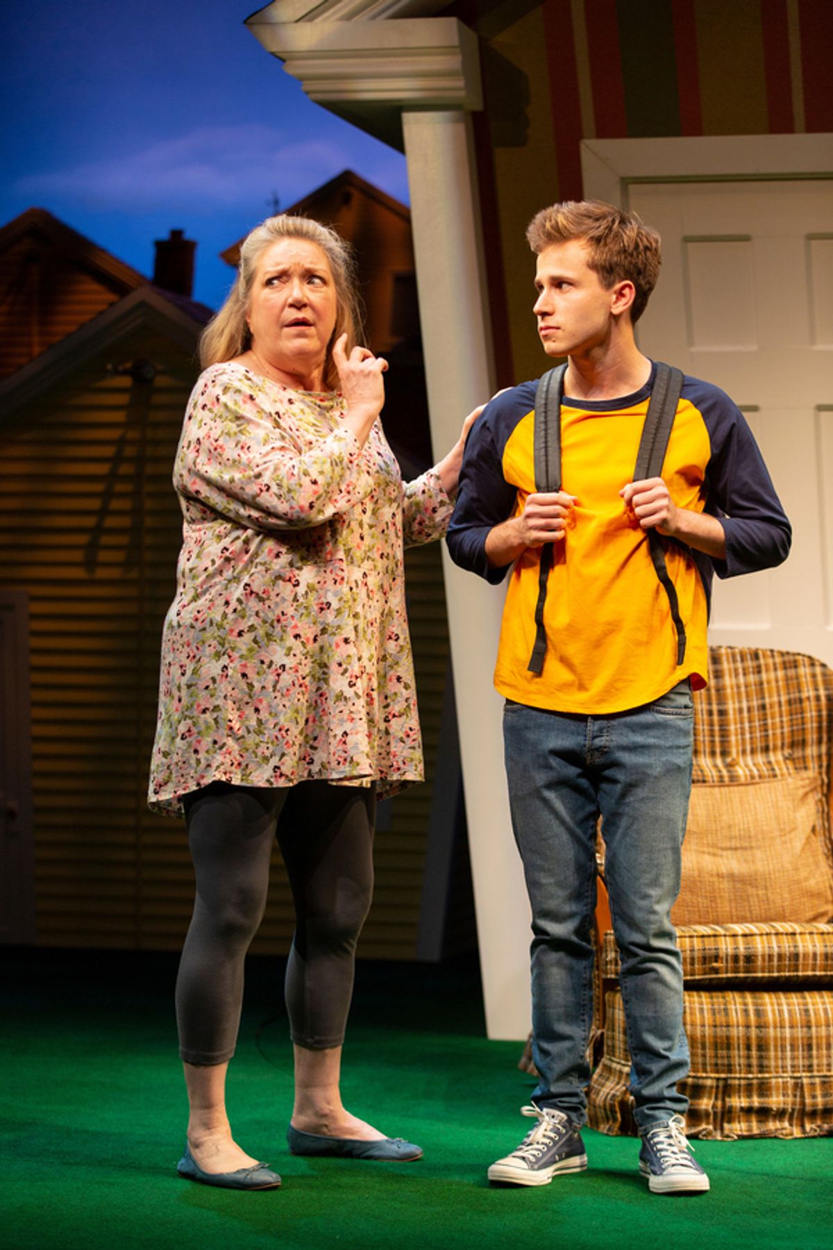 Kristine Nielsen and Nicholas Podany at 