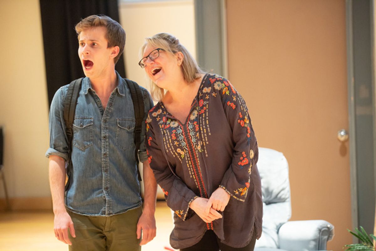 Nicholas Podany and Kristine Nielsen at 