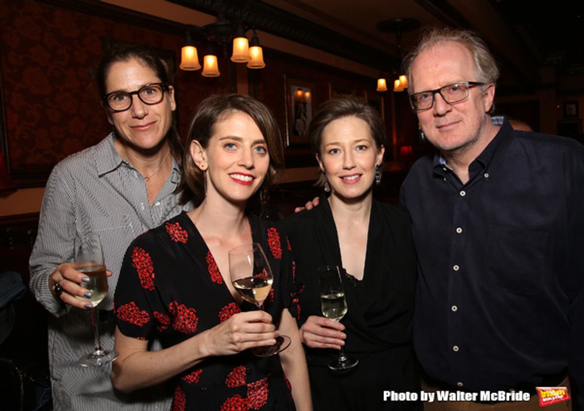 Anne Kauffman, Amy Herzog, Carrie Coon and Tracy Letts at 