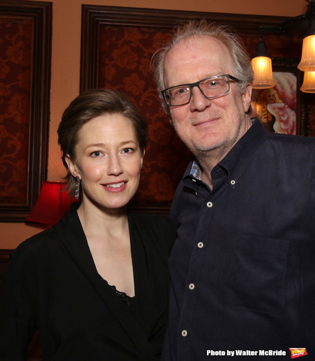 Carrie Coon and Tracy Letts at 