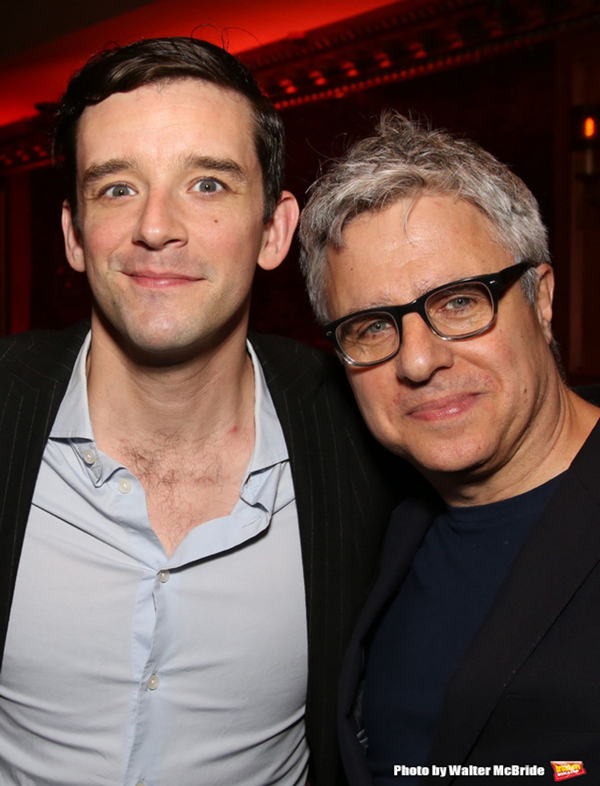 Michael Urie and Neil Pepe at 