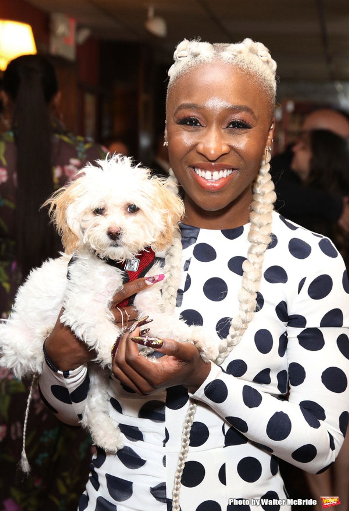 Cynthia Erivo and Caleb at 