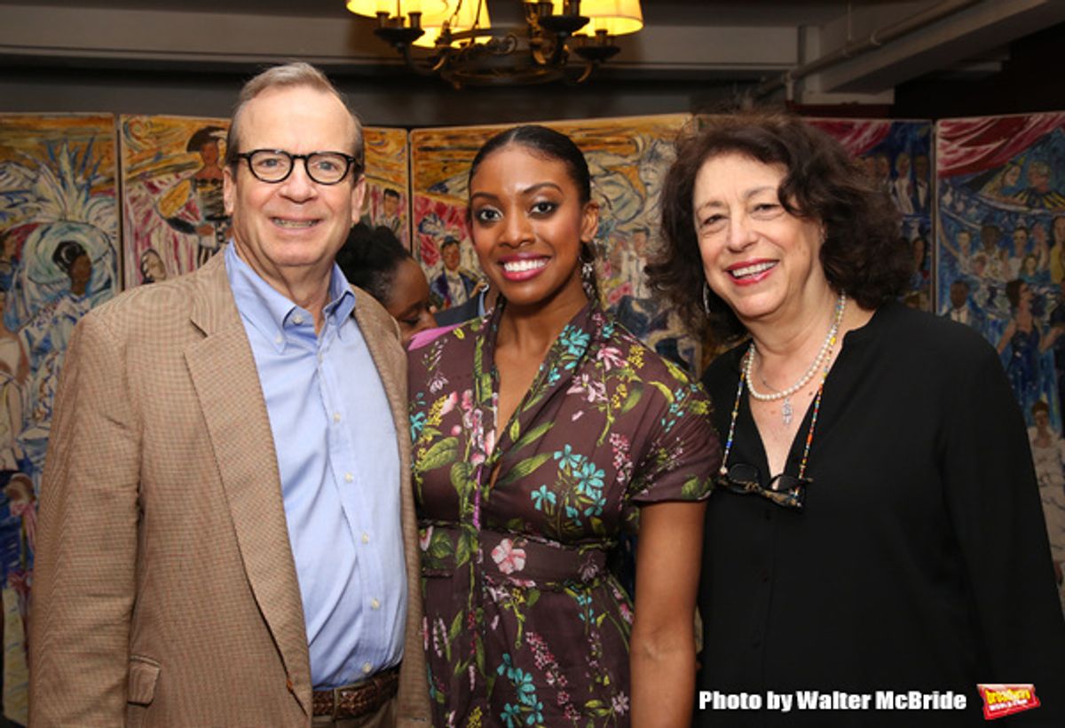 Barry Grove and Lynne Meadow with Condola Rashad at 