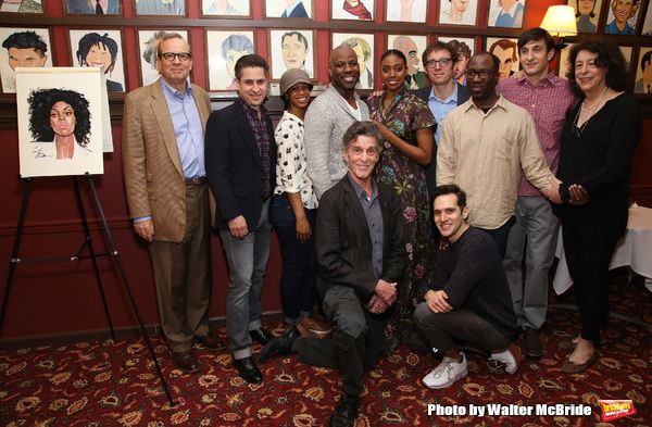 Barry Grove, Lynne Meadow and the cast of â€˜Saint Joanâ€™ with Condola Rash Photo