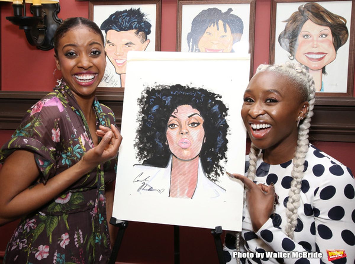 Condola Rashad with Cynthia Erivo  at 