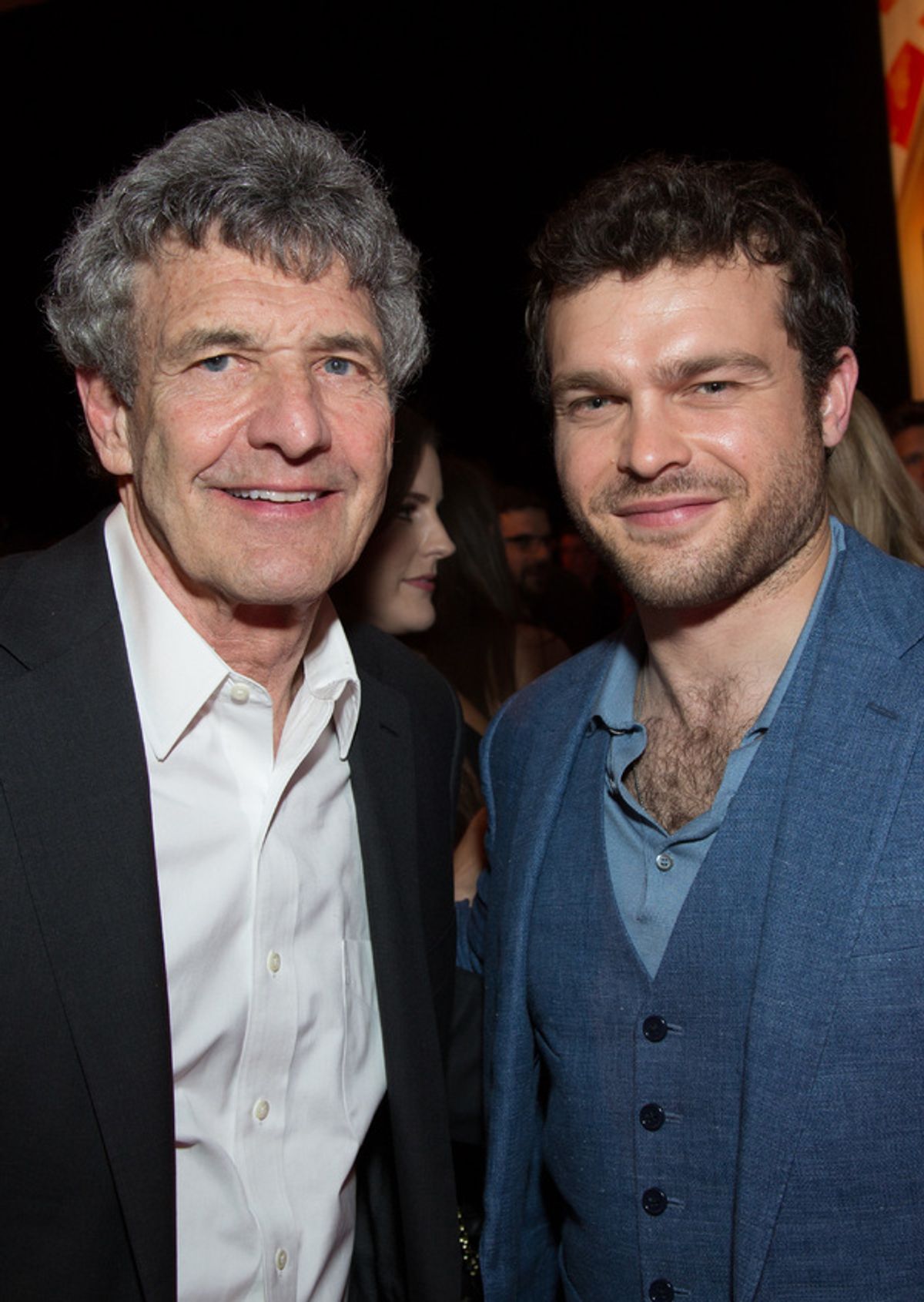 Bob Iger, Alden Ehrenreich
 at 