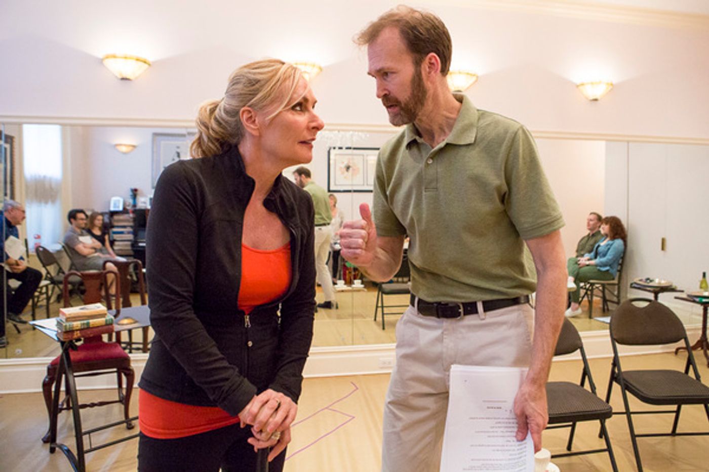 Photo Flash: Inside Rehearsal for STAGE LIFE at Theatre Row  Image