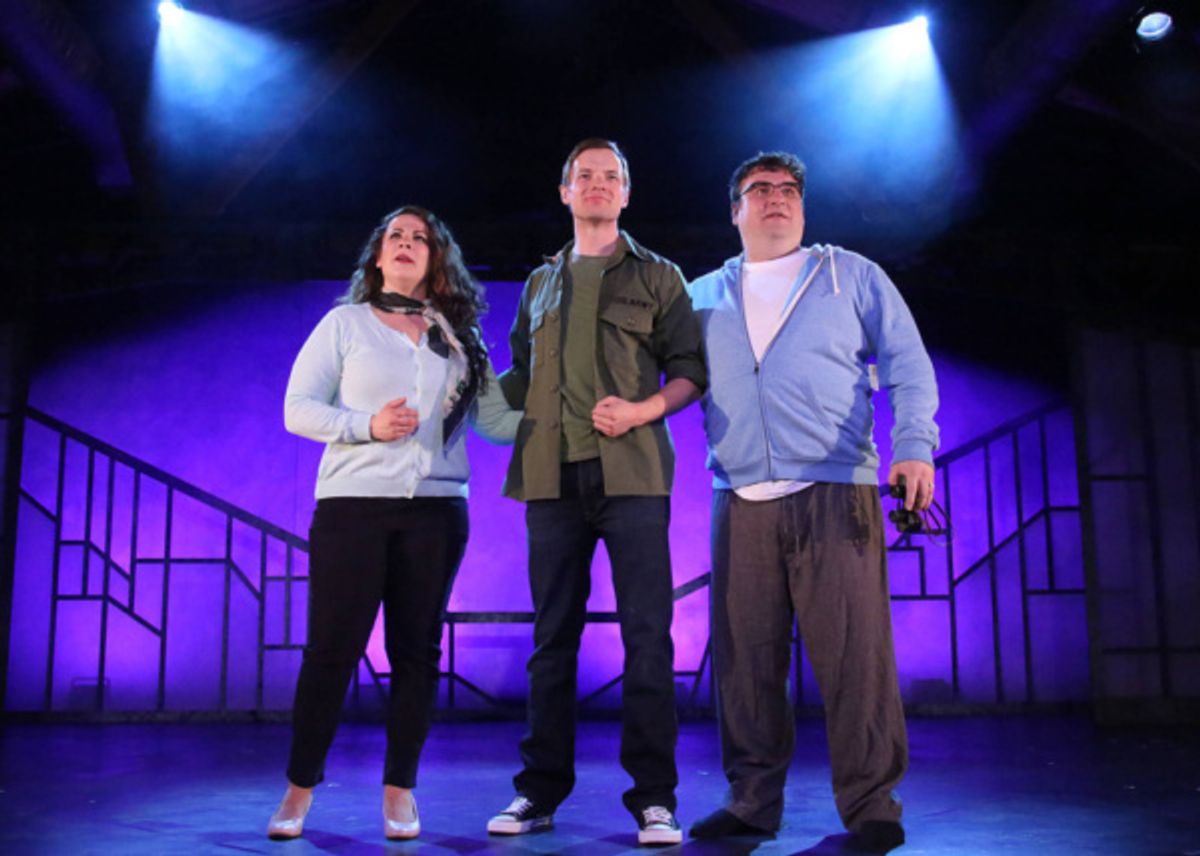 Trish LaRose, Adam Berry and Jared Hagan at 