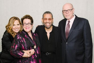 Mary McBride, Artistic  Molly Smith, Maurice Hines and Executive  Edgar Dobie Photo