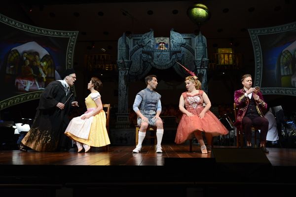 Christopher Sieber, Janine DiVita, Aaron Blake, Alexandra Schoeny and Hunter Ryan Her Photo