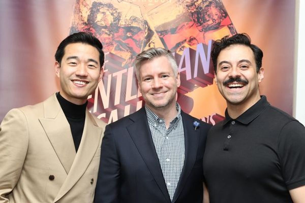 Daniel K. Isaac, Director Tony Speciale, Juan Francisco Villa at 