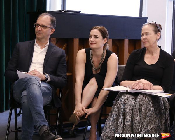John Rando, Laura Michelle Kelly and Harriet Harris Photo