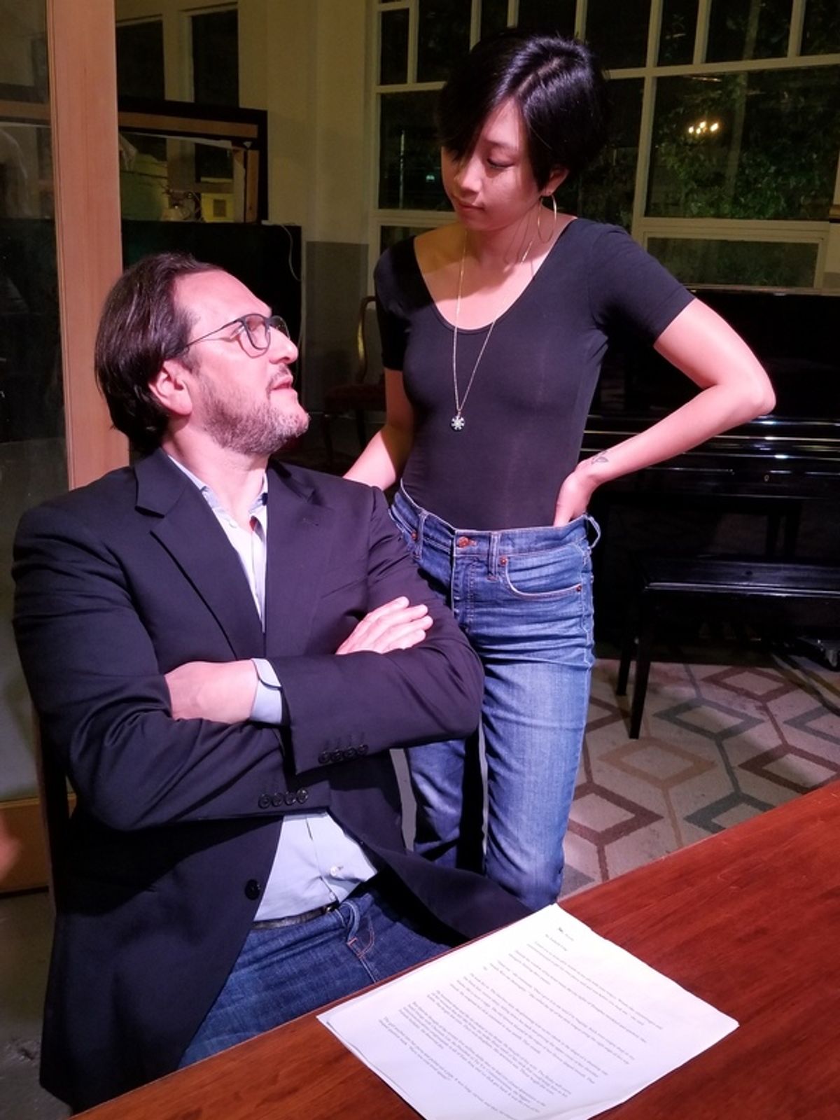 Tom Gallop and Tracy S. Lee at 