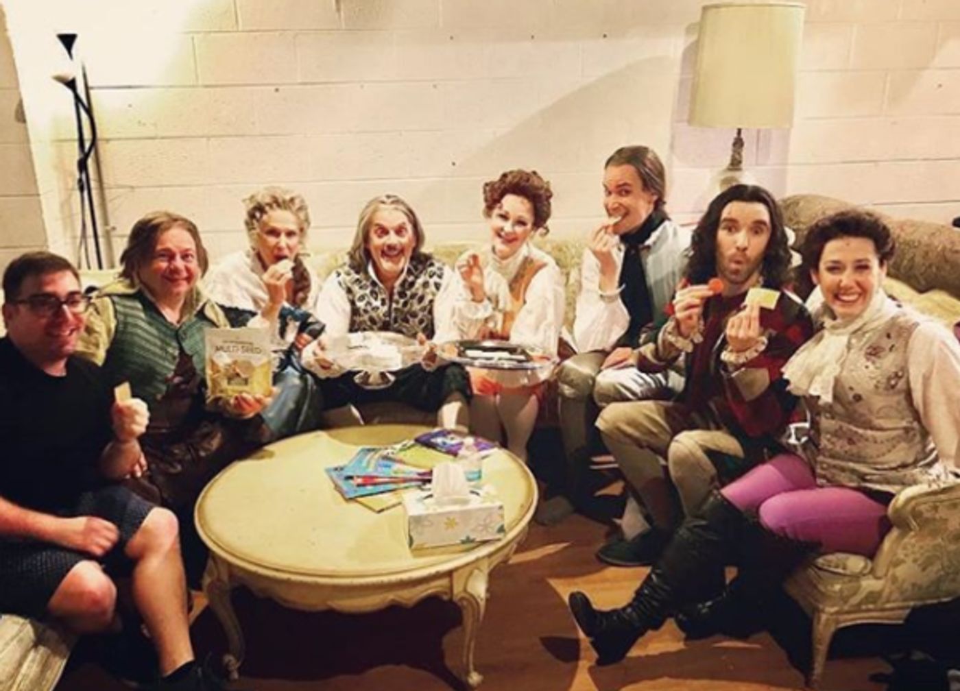 Photo Flash: Christy Altomare Gives Max von Essen an Intermission Snack, and More Saturday Intermission Pics!  Image