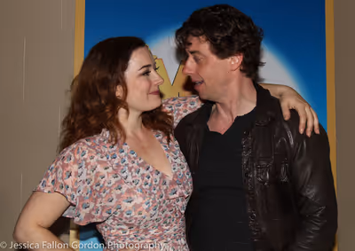 Laura Michelle Kelly and Christian Borle Photo