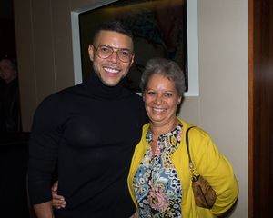 Wilson Cruz and Iris Echevarria Photo