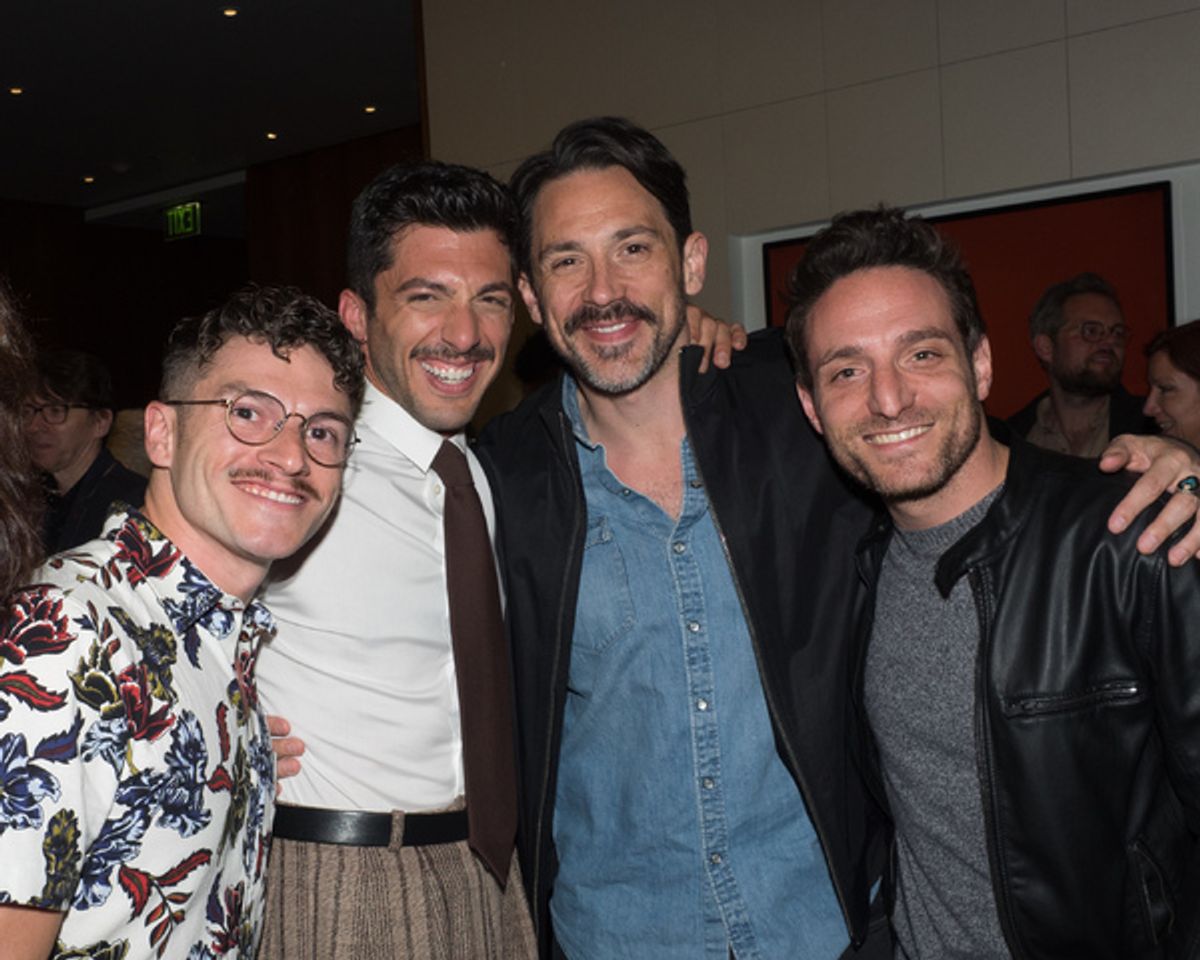 Jesse Vargas, Steve Mazurek, Steve Kazee, and Ben D. Goldberg at 