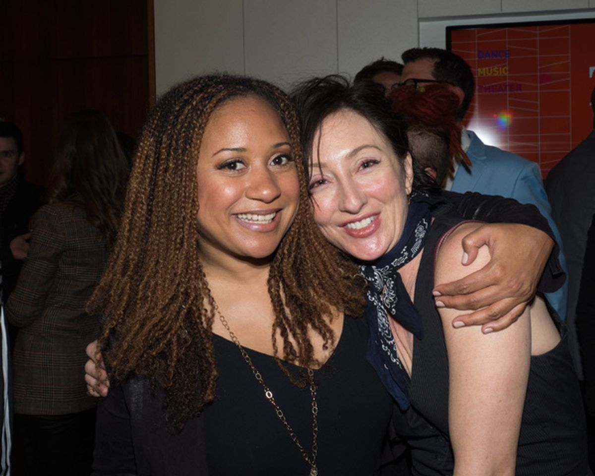 Tracie Thoms and Carmen Cusack at 
