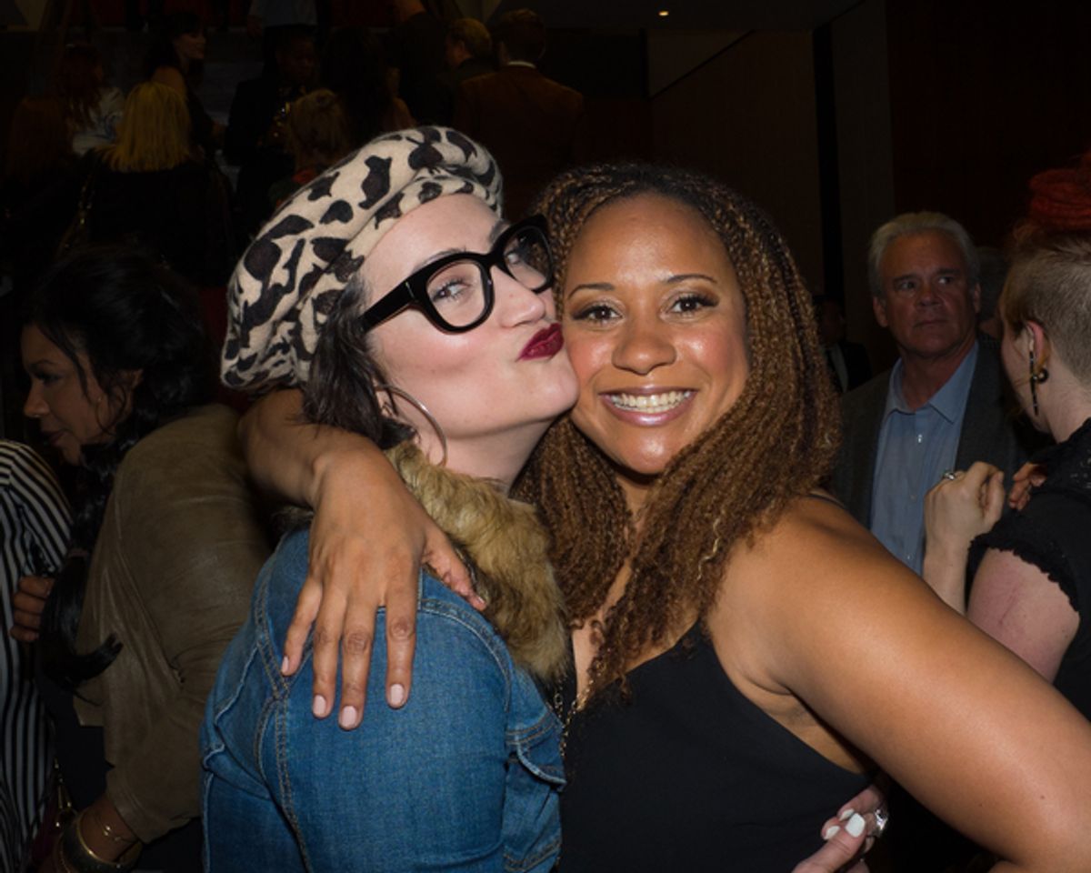 Eden Espinosa and Tracie Thoms at 