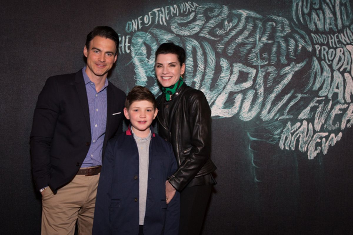 Julianna Marguilies and family at 