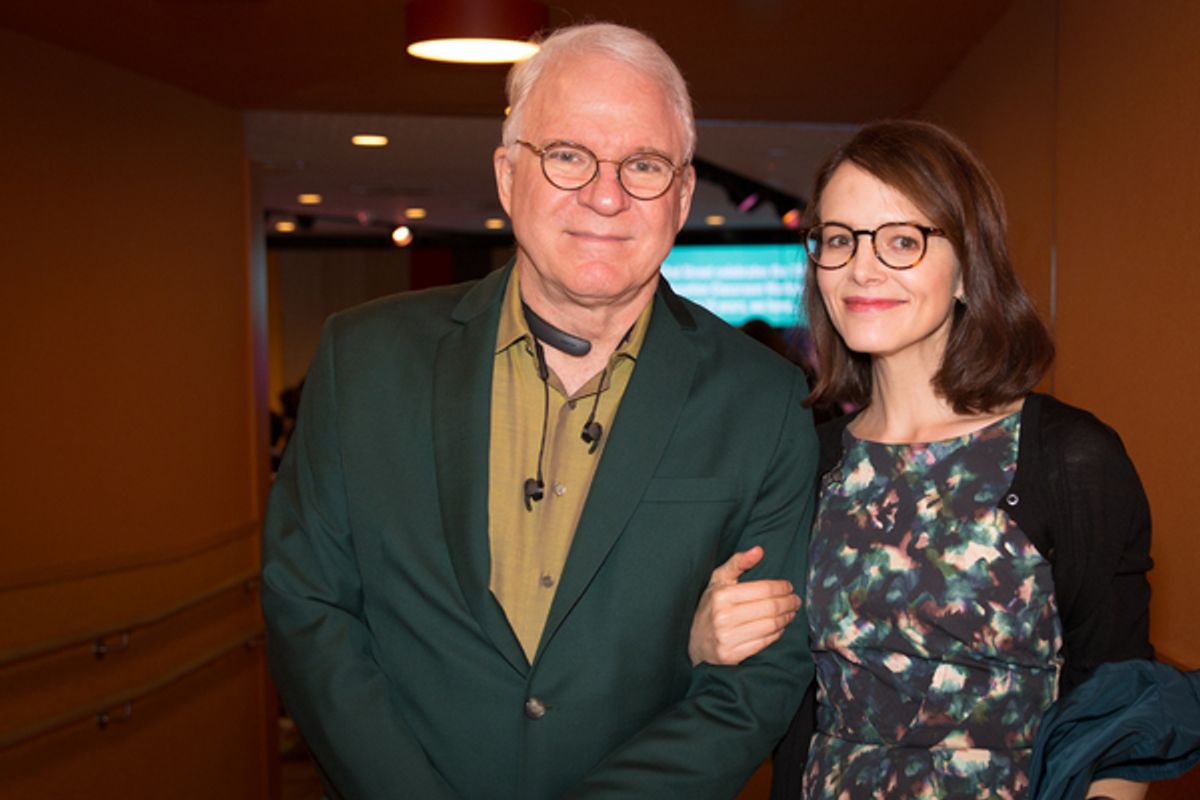 Steve Martin and Anne Stringfield at 
