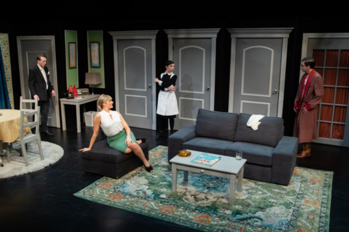 Marsha Regis and Billy Nugent in Boeing Boeing. at 