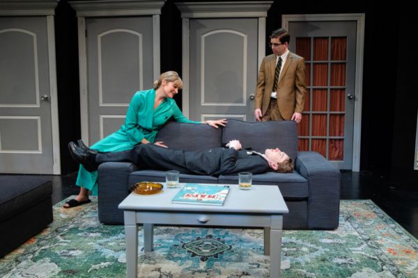 Prather Rehm, Benjamin Lee Stanford and Billy Nugent in Boeing Boeing. Photo