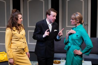 Casey Bradley, Benjamin Lee Stanford and Prather Rehm in Boeing Boeing. Photo