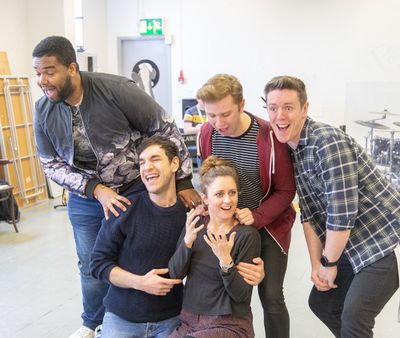 Alexander Bean, Michael Peavoy, Barbara Hockday, Luke Thorn and David Heywood Photo
