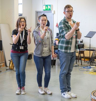 Isobel Bates, Sarah Workman and Robert Jackson Photo