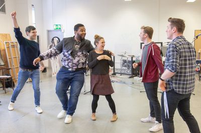 Michael Peavoy, Alexander Bean, Barbara Hockday, Luke Thorn and David Heywood Photo