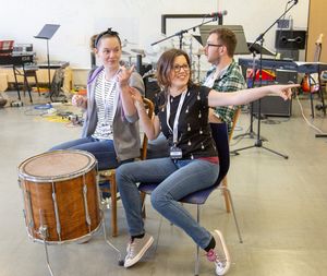 Sarah Workman, Isobel Bates and Robert Jackson Photo