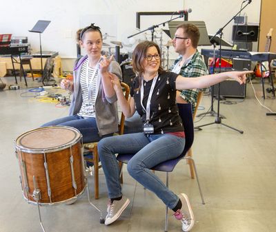 Sarah Workman, Isobel Bates and Robert Jackson Photo