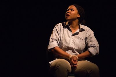 Dria Brown (Joan) awaits a tragic fate Photo