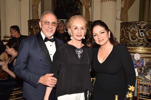 Emilio Estefan, Carolina Herrera, and Gloria Estefan Photo