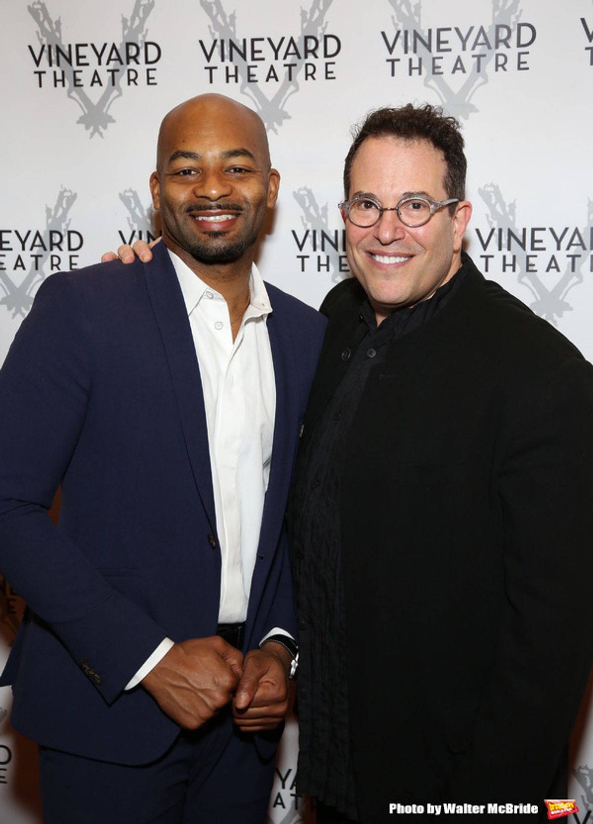Brandon Victor Dixon and Michael Mayer at 