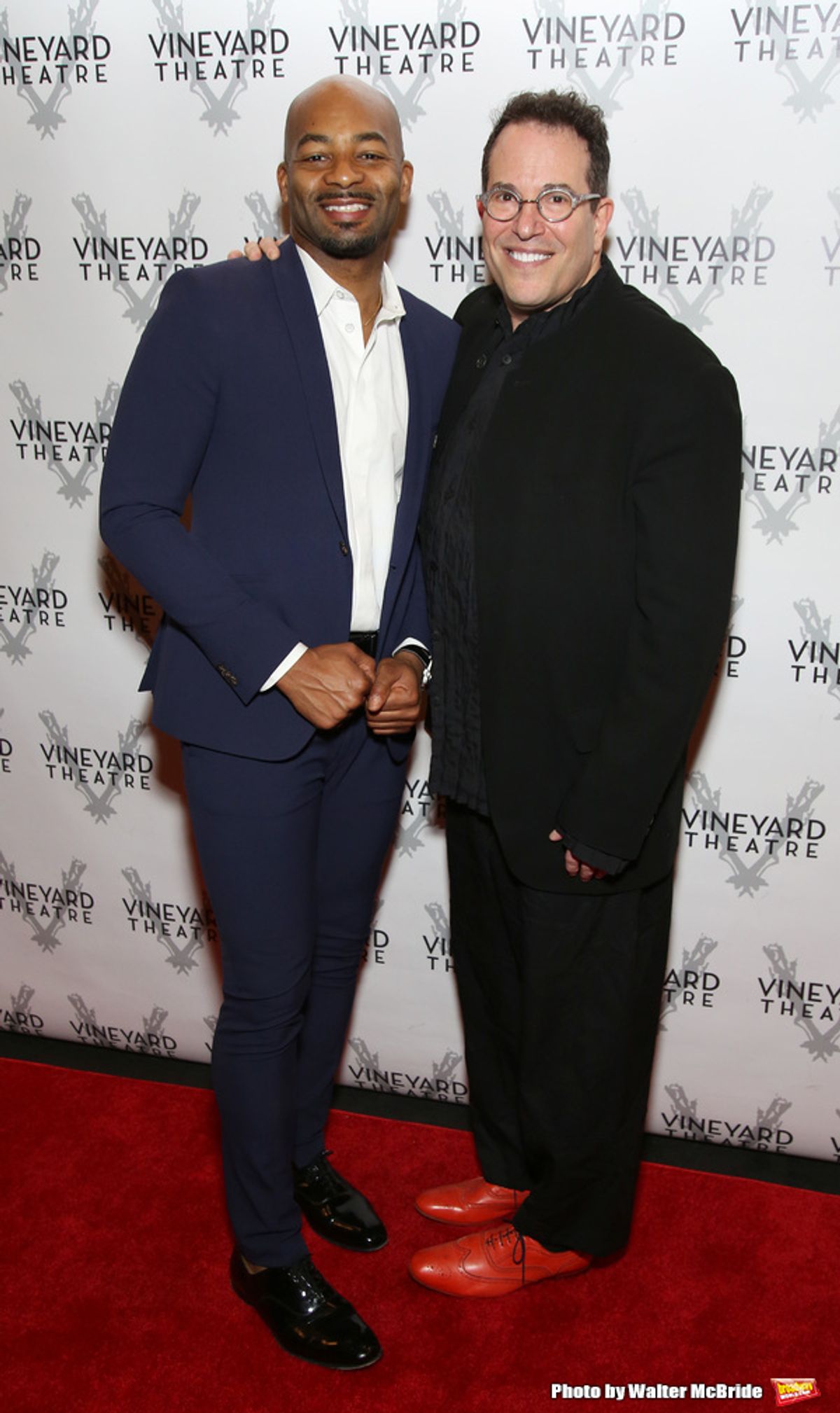 Brandon Victor Dixon and Michael Mayer  at 