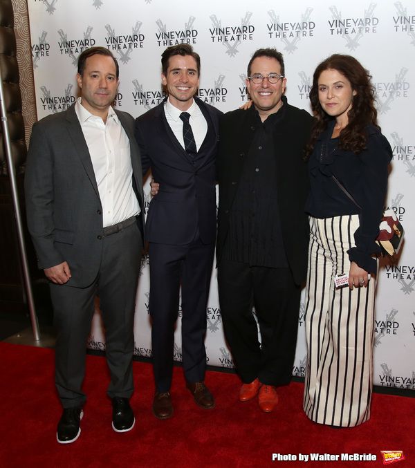 Greg Smith, Matt Doyle, Michael Mayer and Amanda Lipitz  Photo