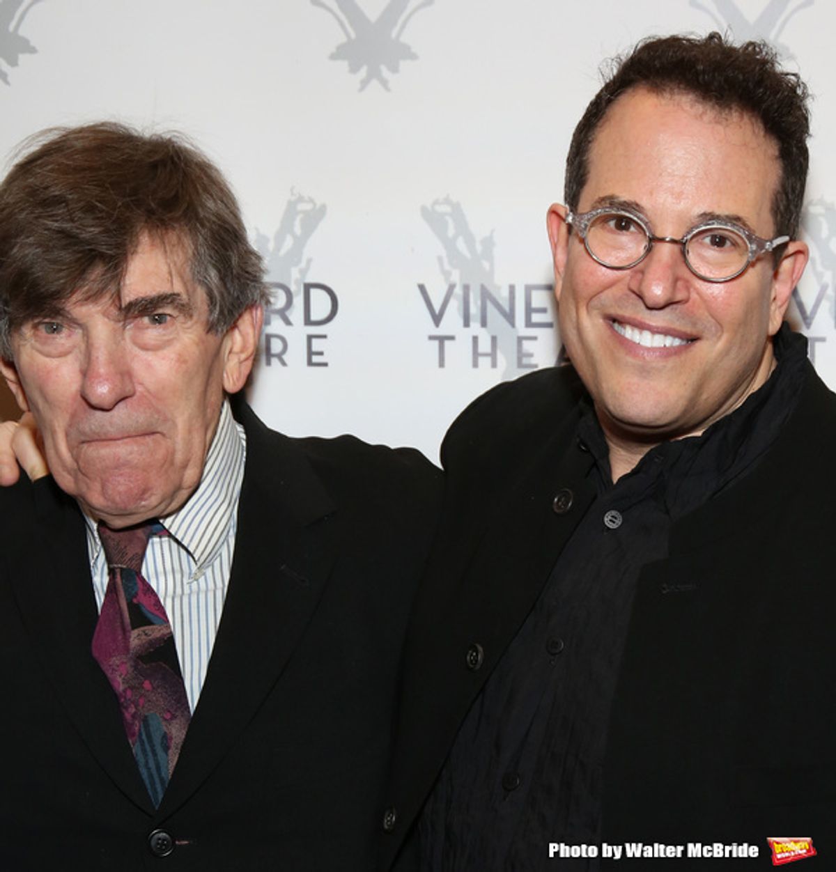 Michael Mayer with his dad at 