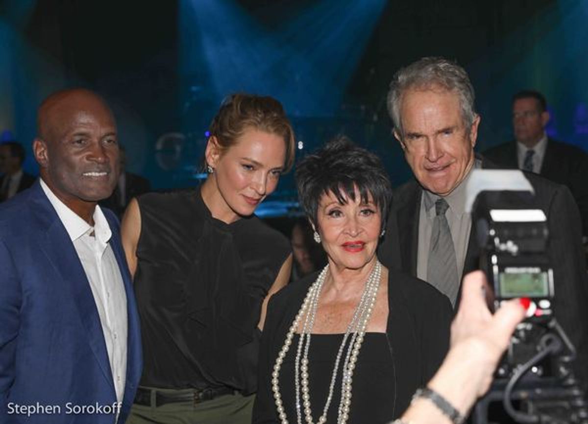Kenny Leon, Uma Thurman, Chita Rivera, Warren Beatty at 